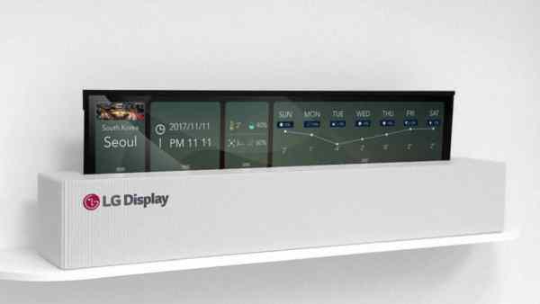 Televisor enrollable LGTelevisor enrollable LG