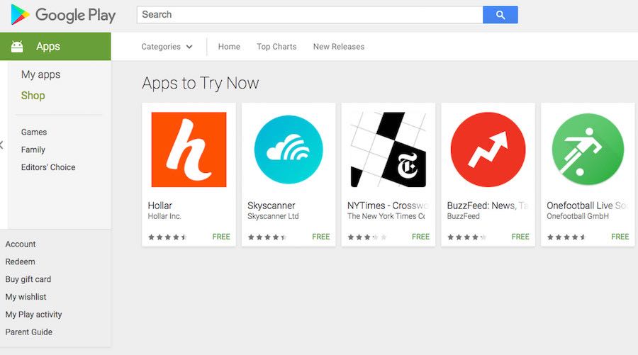 Google Android Instant Apps