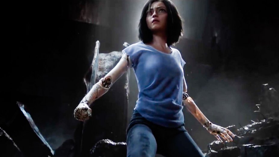 alita battle angel poster